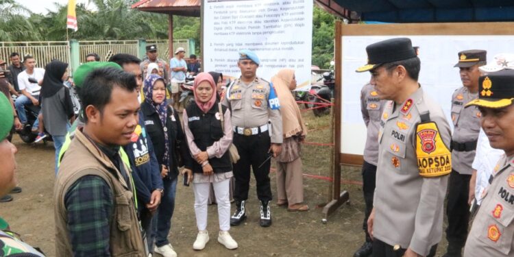 Kapolda Jambi Irjen Pol. Krisno H Siregar Kunjungi Bungo Guna Memastikan PSU Berjalan Lancar