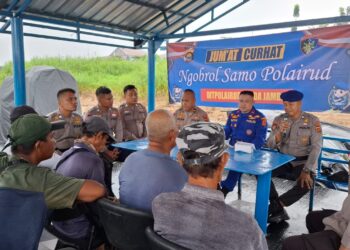 Ditpolairud Polda Jambi Gelar Kegiatan “Jumat Cuthat” di Dermaga Bhara Tirta Kencana