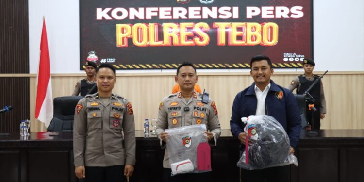 Rampas Sepeda Motor Untuk Pulang Kampung, Satreskrim Polres Tebo Ringkus Pelaku Pembunuhan di Rimbo Bujang