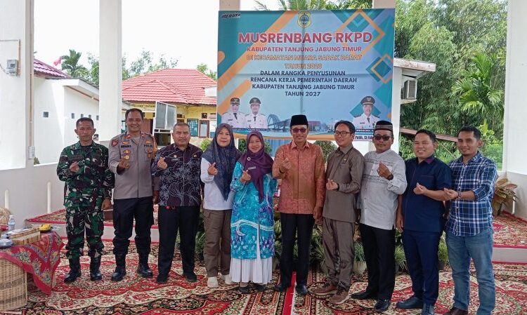 Anggota DPRD Tanjab Timur Hadiri Musrenbang Di Kecamatan Muara Sabak Barat