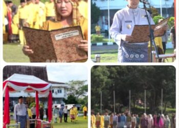 Wabup Tanjab Timur Muslimin Pimpin Upacara HUT Ke-69 Provinsi Jambi 2026