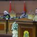 Dewan Perwakilan Rakyat Daerah (DPRD) Kabupaten Tanjung Jabung Timur menggelar rapat paripurna dengan agenda penyampaian pandangan umum fraksi-fraksi terhadap Laporan Keterangan Pertanggungjawaban (LKPJ) Kepala Daerah Tahun Anggaran 2025, Rabu (1/4/2026)