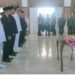 Wakil Bupati Tanjab Timur, Muslimin Tanja memimpin pelantikan dan sumpah jabatan 96 pejabat struktural administrator, pengawas, dan pejabat fungsional tertentu di lingkungan Pemerintah Kabupaten Tanjab Timur