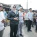 Bupati Tanjung Jabung Timur (Tanjabtim), Dillah Hikmah Sari, meninjau lokasi Kebakaran di Pasar Blok D