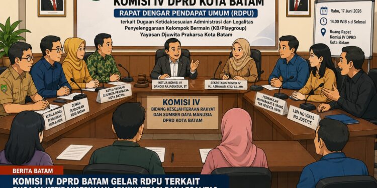 Dugaan Ketidaksesuaian Administrasi KB Djuwita Prakarsa Dibawa ke Forum RDP DPRD Batam