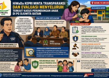 HiWaDa Kepri Minta Wali Kota Batam dan Bunda PAUD, Libatkan OPD Terkait Kawal Kasus PG Djuwita