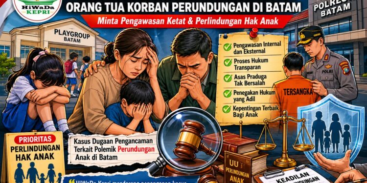 HiWaDa Kepri Soroti Penetapan Tersangka Orang Tua Korban Perundungan di Batam, Minta Pengawasan Ketat dan Perlindungan Hak Anak