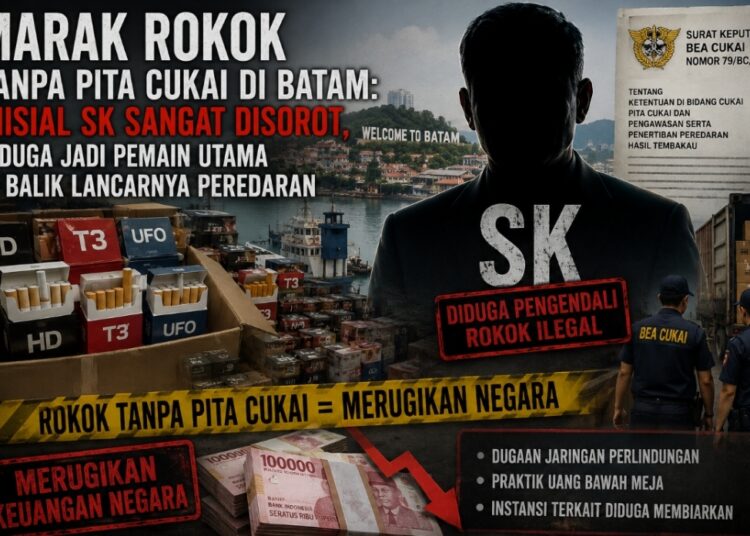 Marak Rokok Tanpa Pita Cukai Di Batam: Inisial SK Sangat Disorot, Diduga Jadi Pemain Utama Di Balik Lancarnya Peredaran